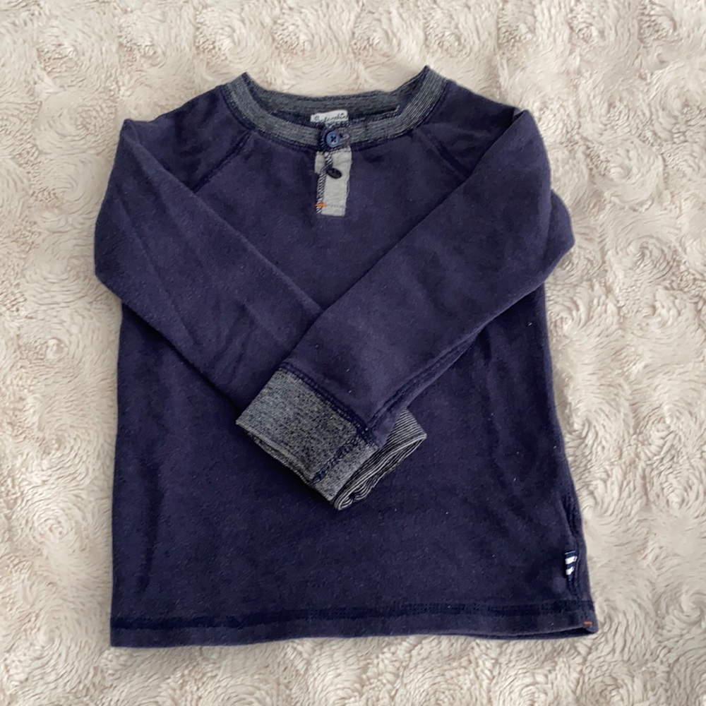 Splendid Long Sleeve Button Top